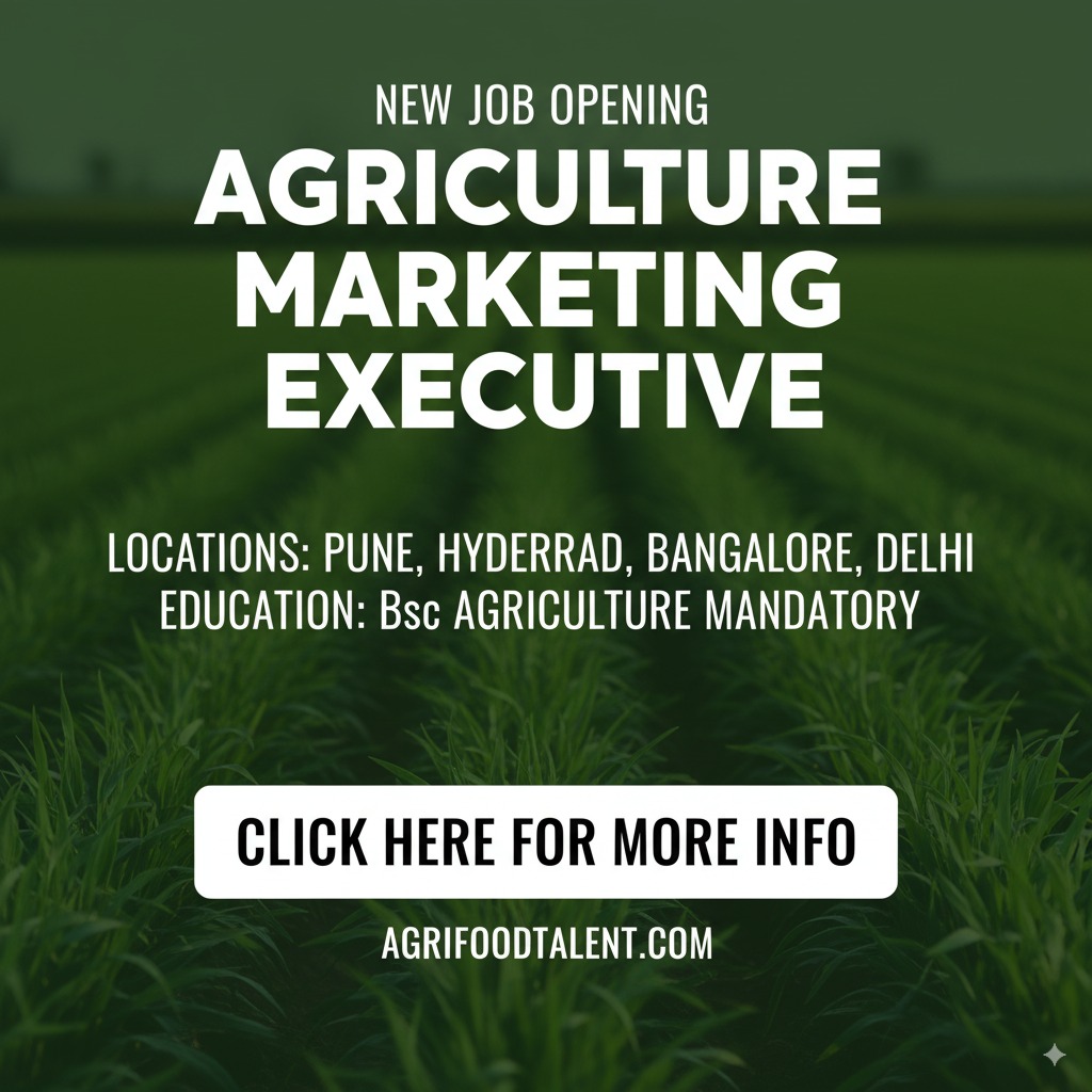 Agriculture Marketing Executive Job